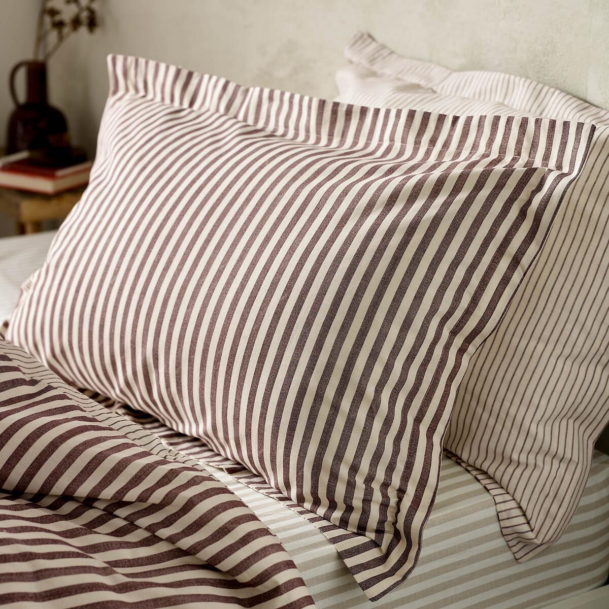 Hebden Mélange Stripe Cotton Duvet Cover Set – image 3