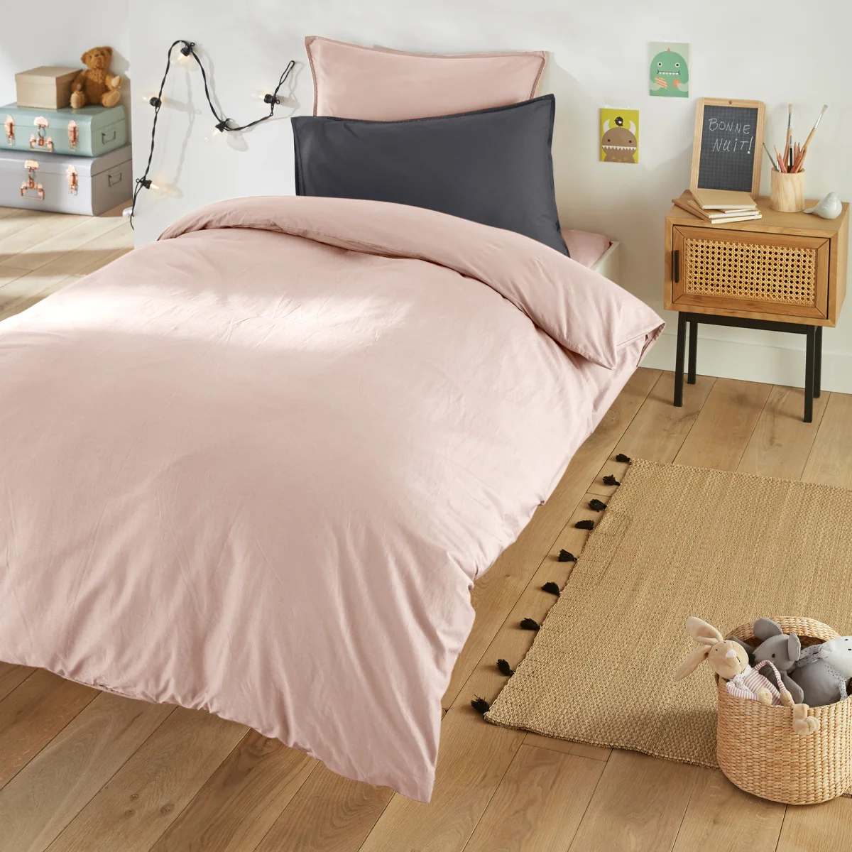 Scenario 100% Washed Cotton Duvet Cover – image 2