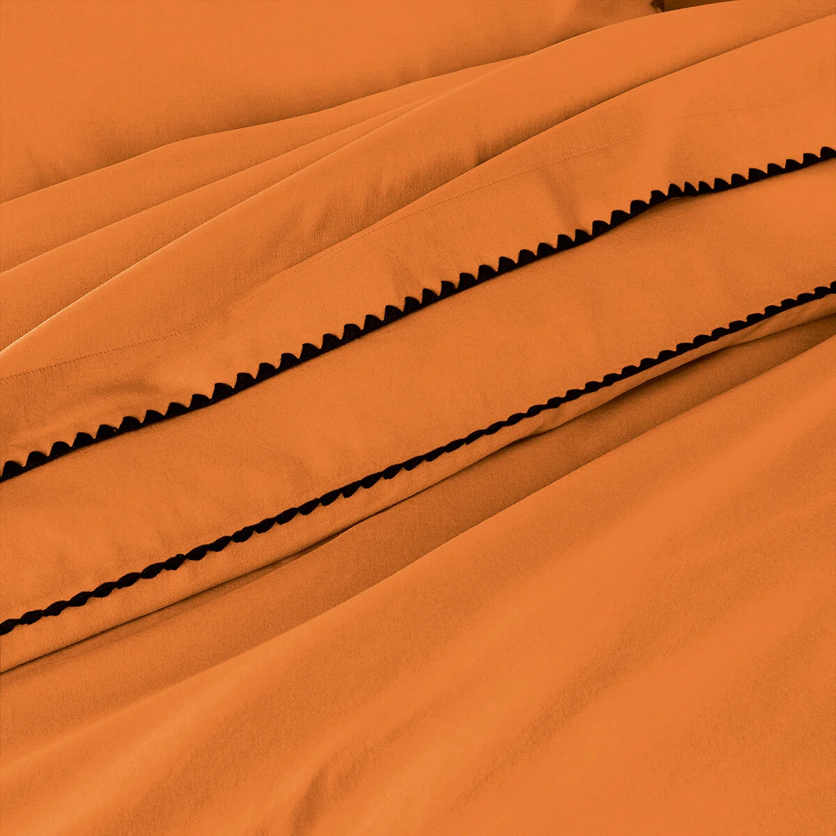 Merida Embroidered Washed Cotton Duvet Cover – image 3