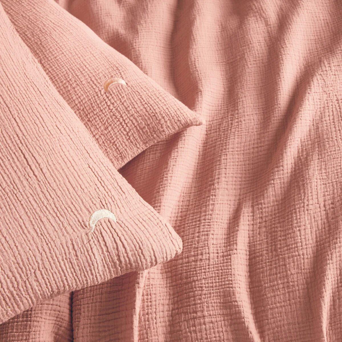 Cuddly Organic Cotton Muslin 250 Thread Count Duvet Cover – image 3