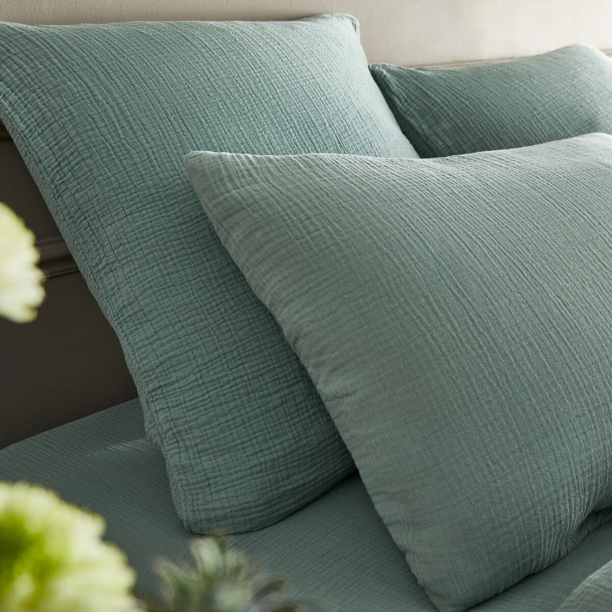 Yafa 100% Organic Cotton Muslin 200 Thread Count Duvet Cover – image 4