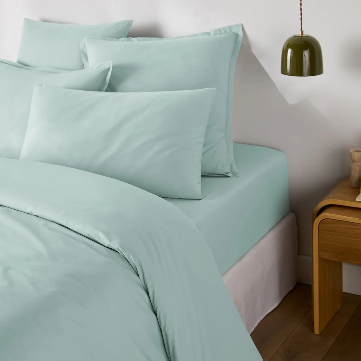 Scenario Cotton Percale 200 Thread Count Zip-Up Duvet Cover – image 1