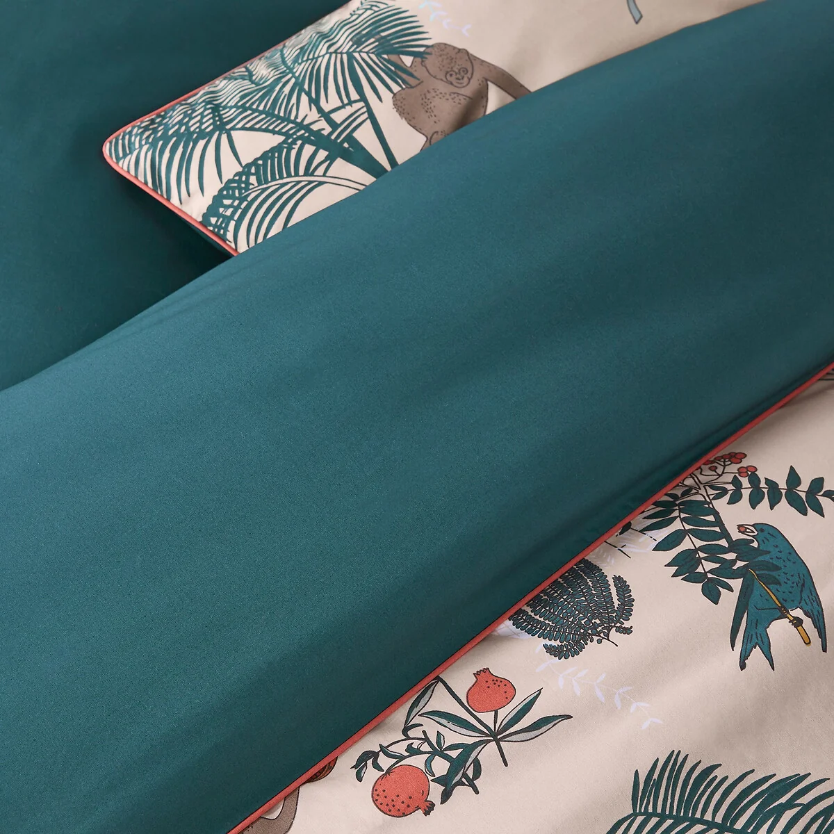Carmen Jungle 100% Cotton Percale 200 Thread Count Duvet Cover – image 2