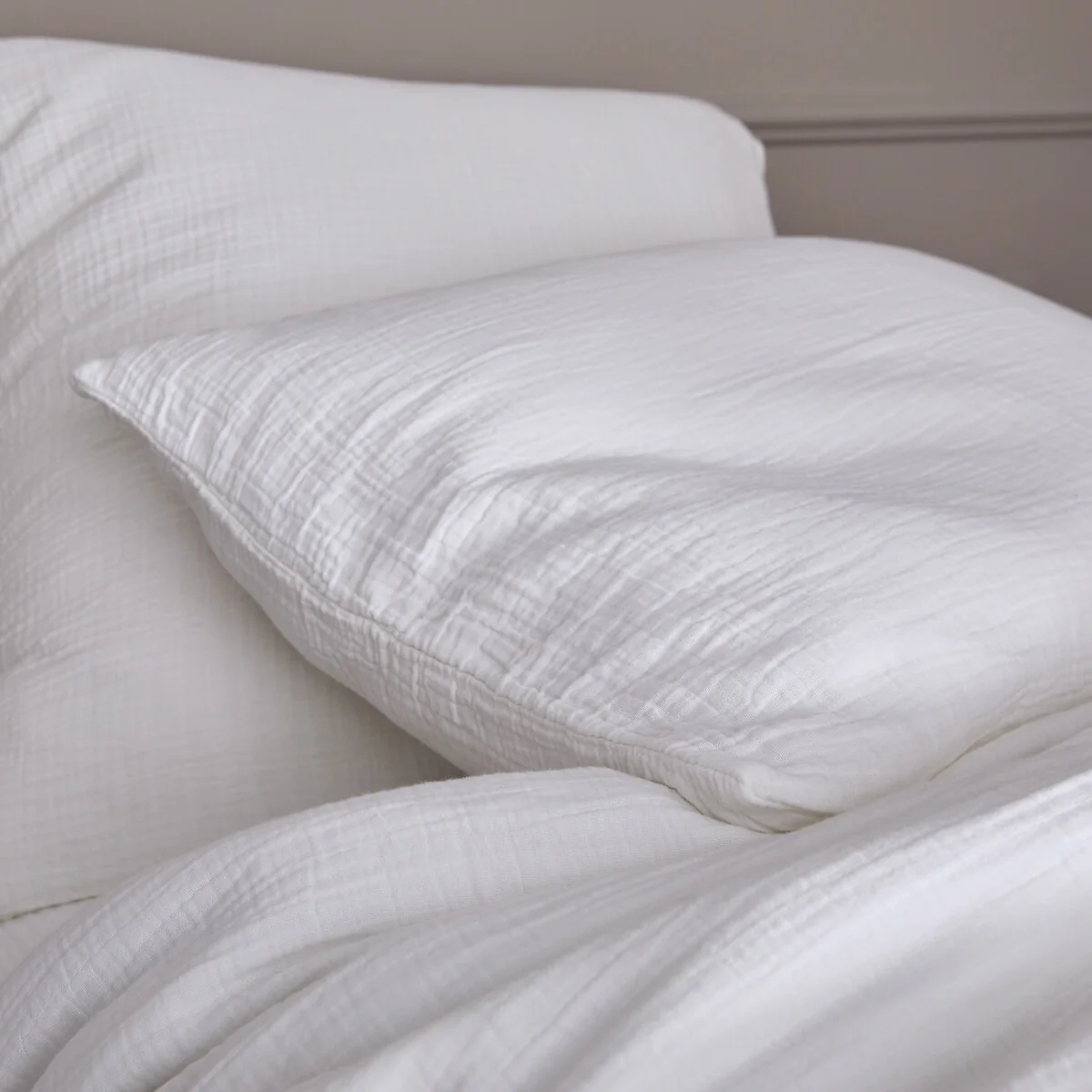 Yafa Organic Cotton Muslin 200 Thread Count Duvet Cover – image 3