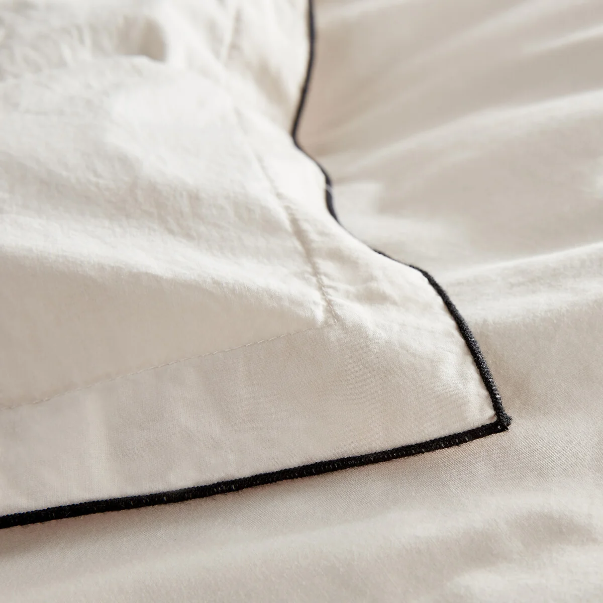 Washed Cotton Voile 400 Thread Count Duvet Cover – image 4