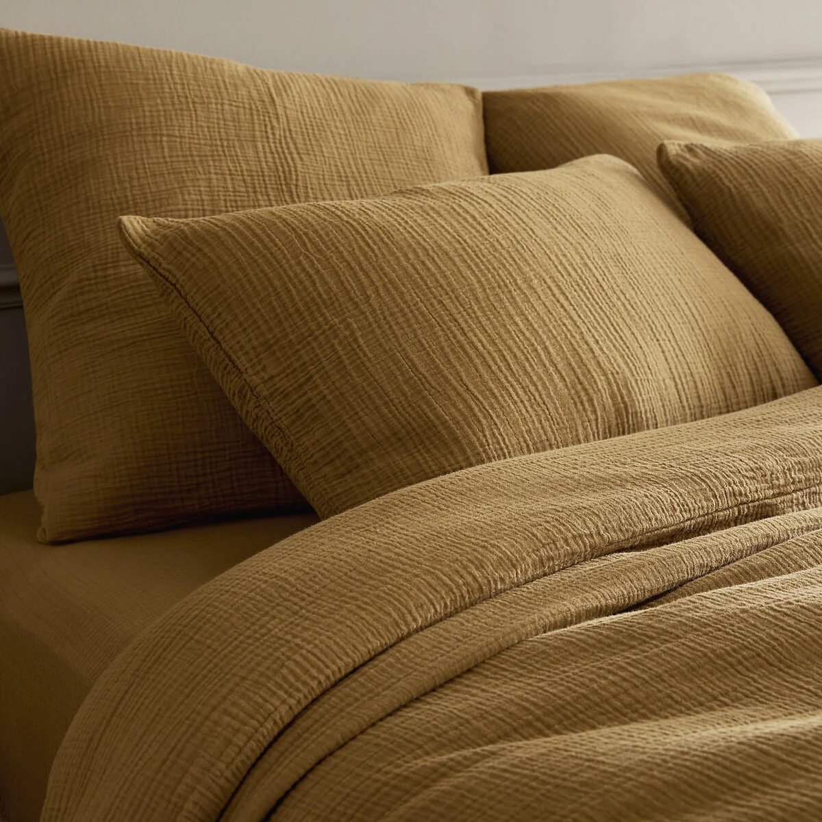 Yafa 100% Organic Cotton Muslin 200 Thread Count Duvet Cover – image 3