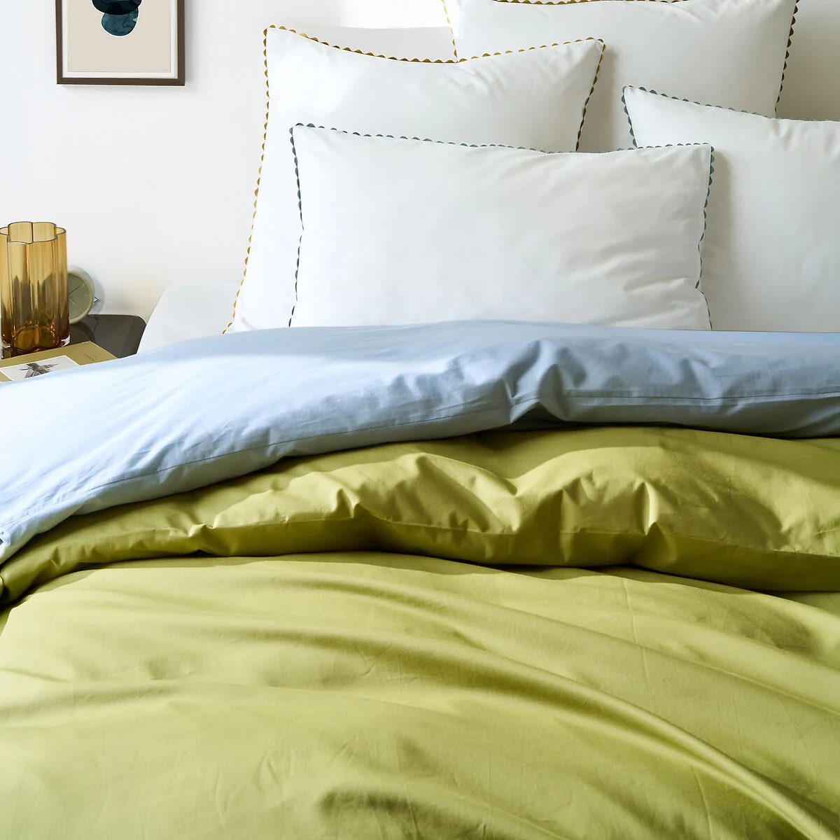 Scenario Cotton Percale 200 Thread Count Duvet Cover – image 2