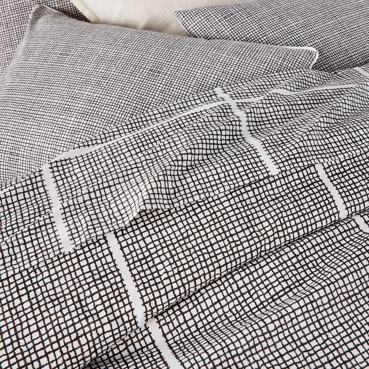 Jinties Checked 100% Cotton Duvet Cover – image 2
