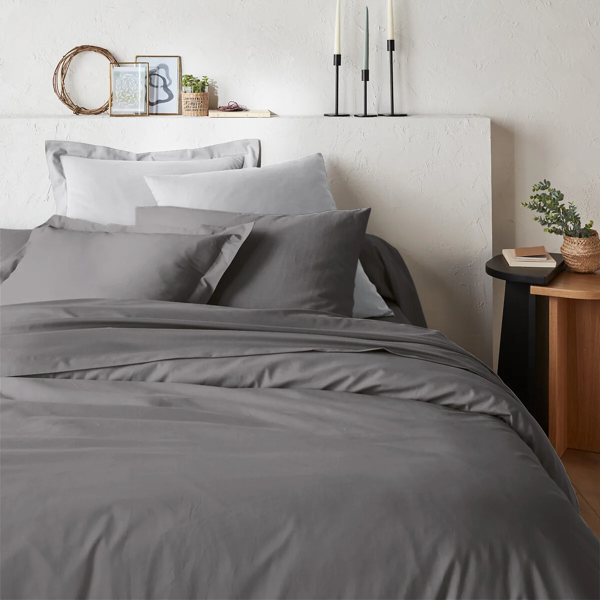 Scenario Plain 100% Organic Cotton Duvet Cover – image 2