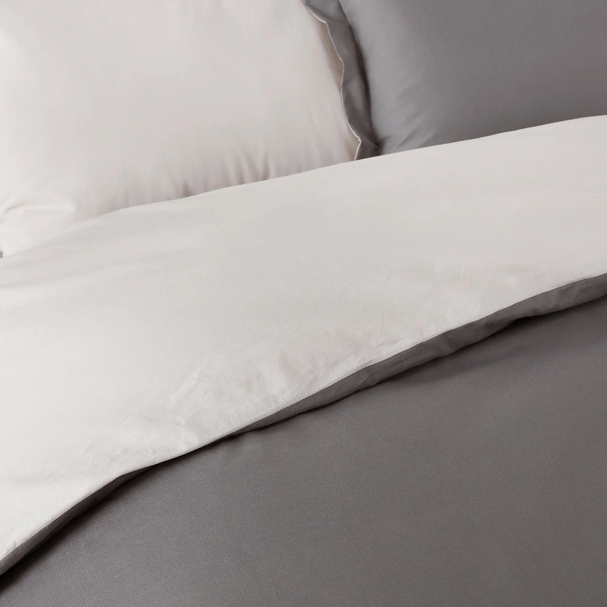 Two-Tone Cotton Duvet Cover – image 2