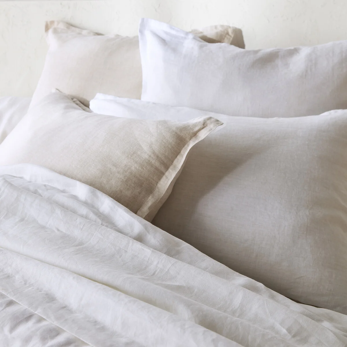 Linot Plain 100% Washed Linen Duvet Cover – image 2