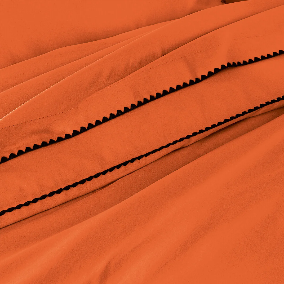 Les Signatures - Merida Embroidered Washed Cotton Duvet Cover – image 4