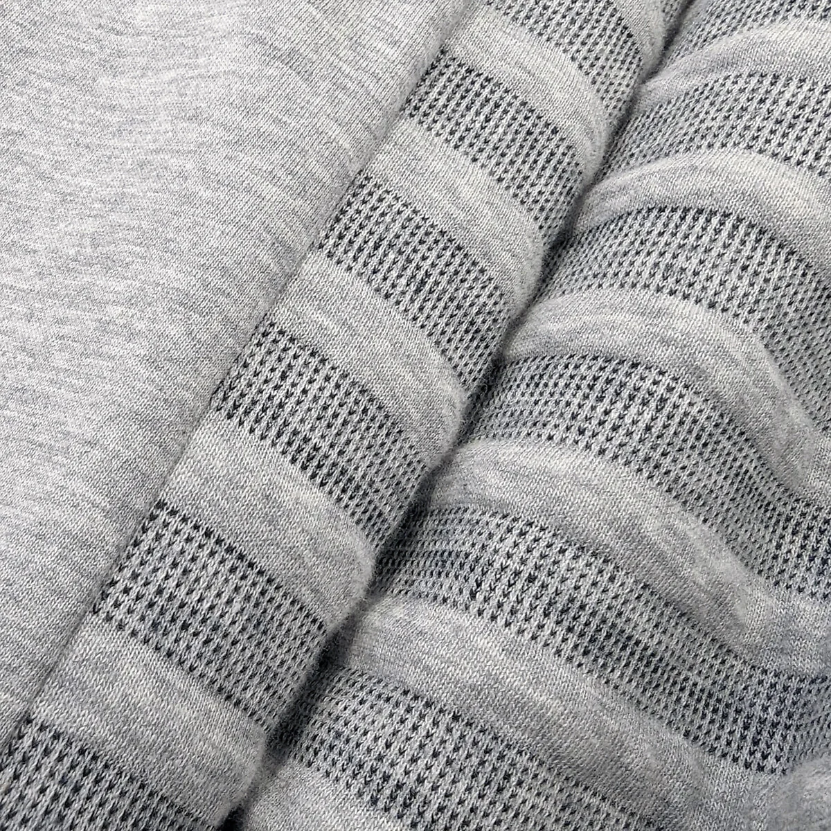 Archi Striped 100% Cotton Jersey Duvet Cover – image 4