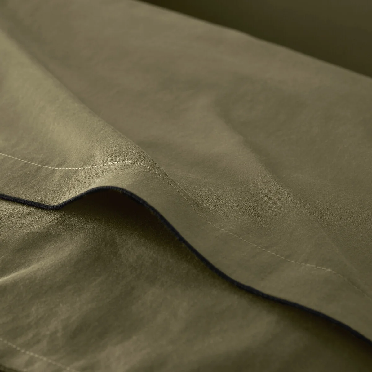 Victor Plain 100% Washed Cotton Satin 300 Thread Count Duvet Cover – image 5