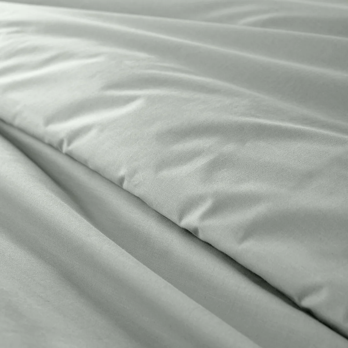 Plain 100% Organic Cotton Percale 200 Thread Count Duvet Cover – image 5