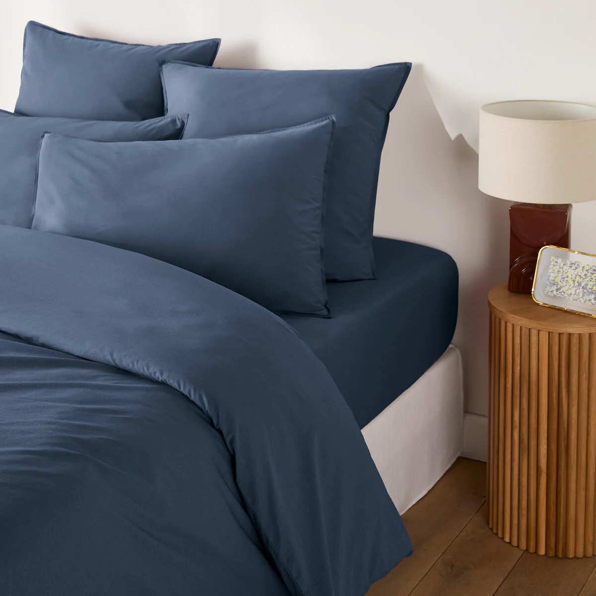 Scenario Plain 100% Washed Cotton Duvet Cover – image 2