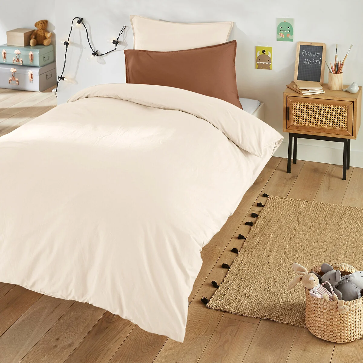 Scenario 100% Washed Cotton Duvet Cover – image 2