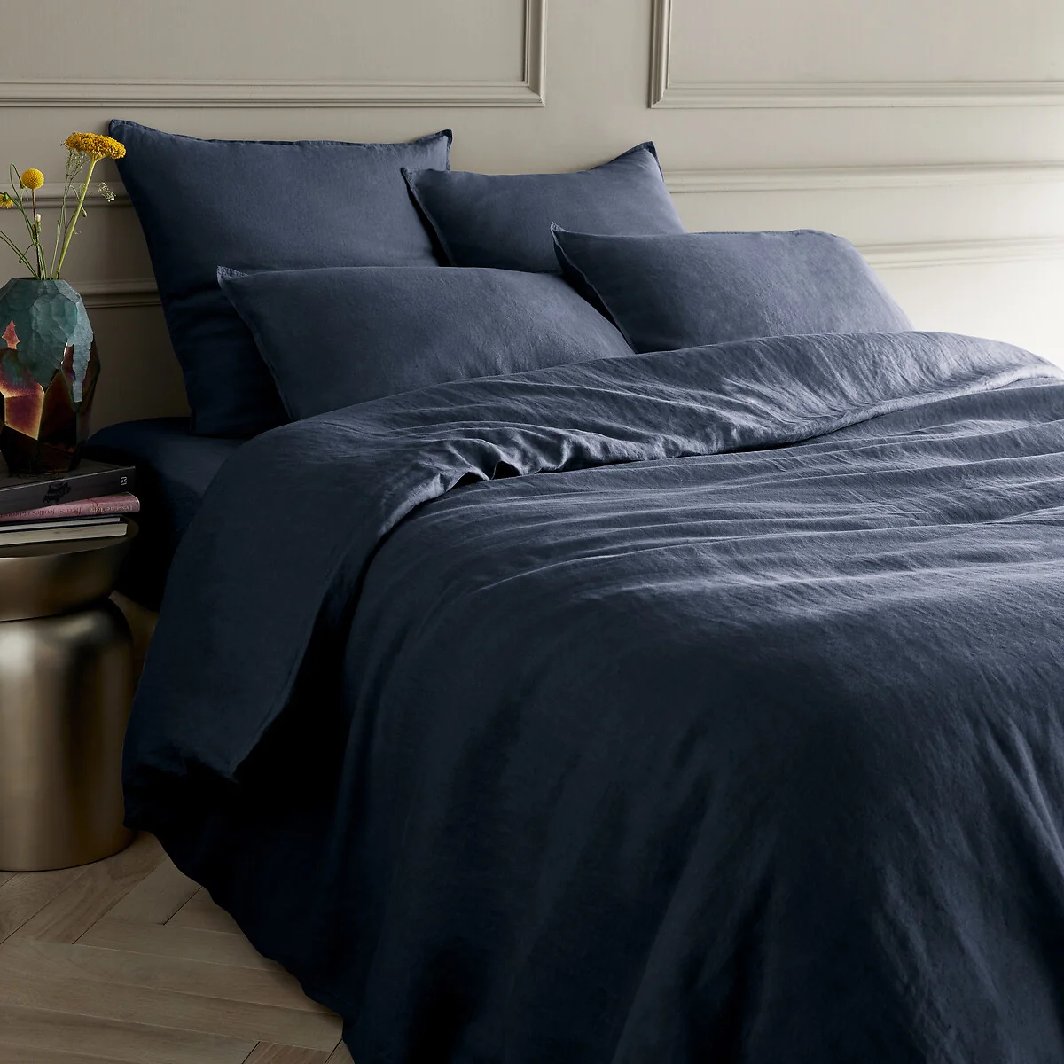 Elina Washed Linen Duvet Cover – image 1