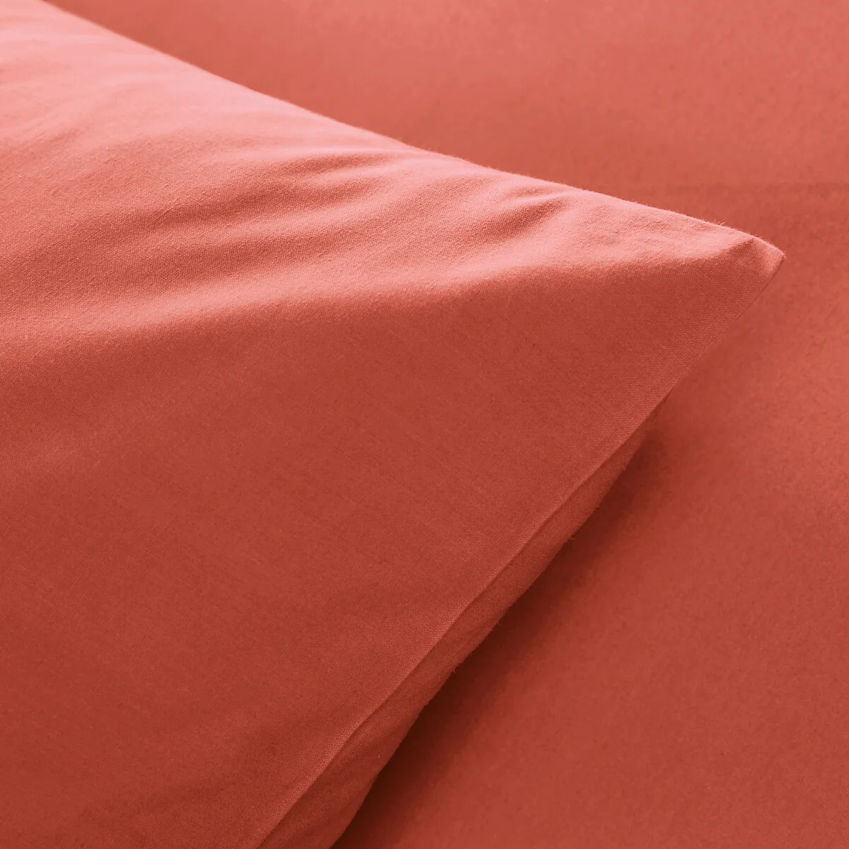 Plain 100% Organic Cotton Percale 200 Thread Count Duvet Cover – image 4