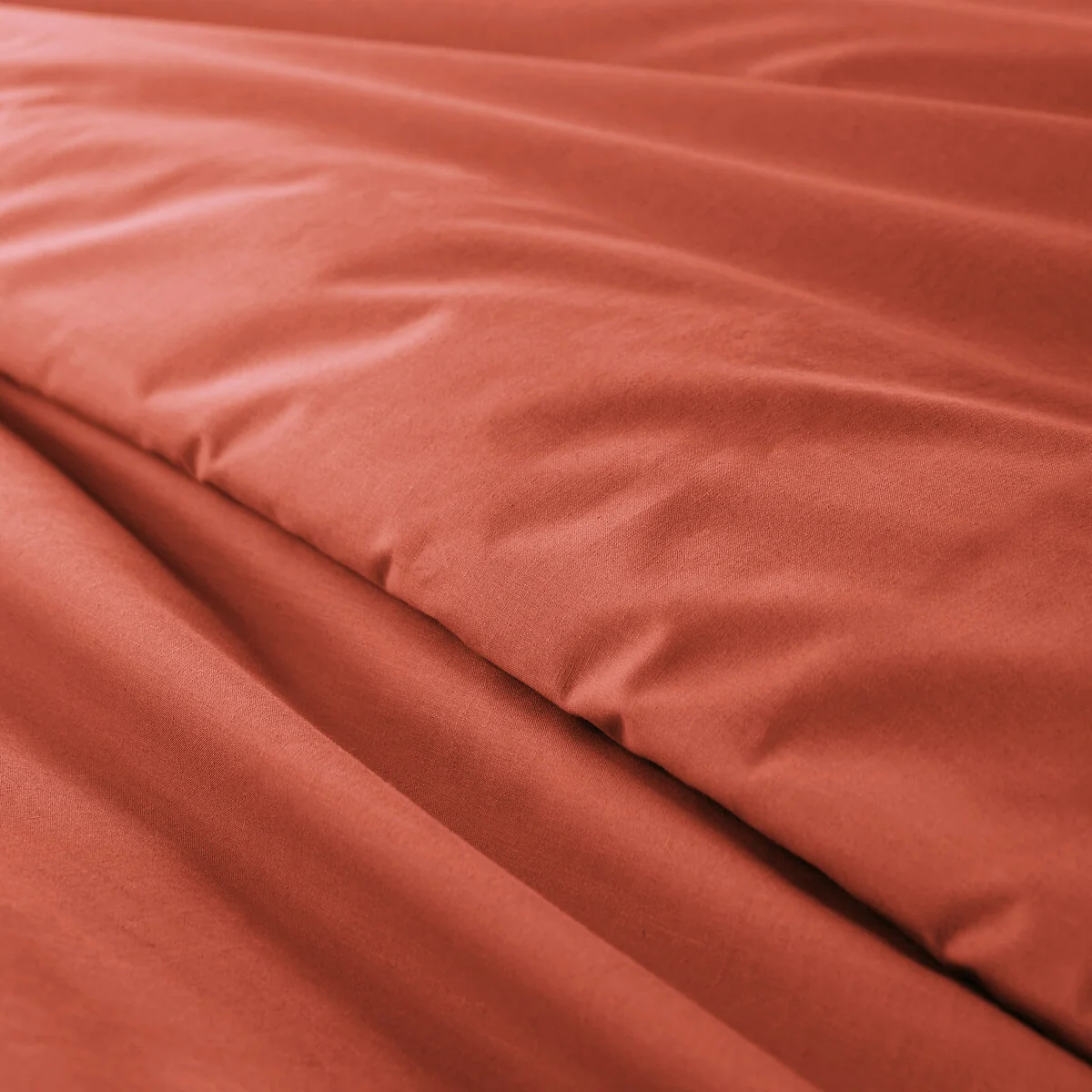 Plain 100% Organic Cotton Percale 200 Thread Count Duvet Cover – image 5