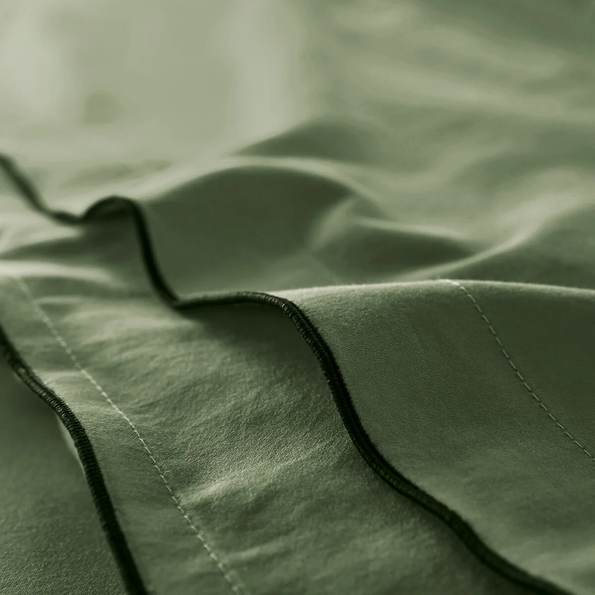 Victor Plain Washed Cotton Satin 300 Thread Count Duvet Cover – image 3