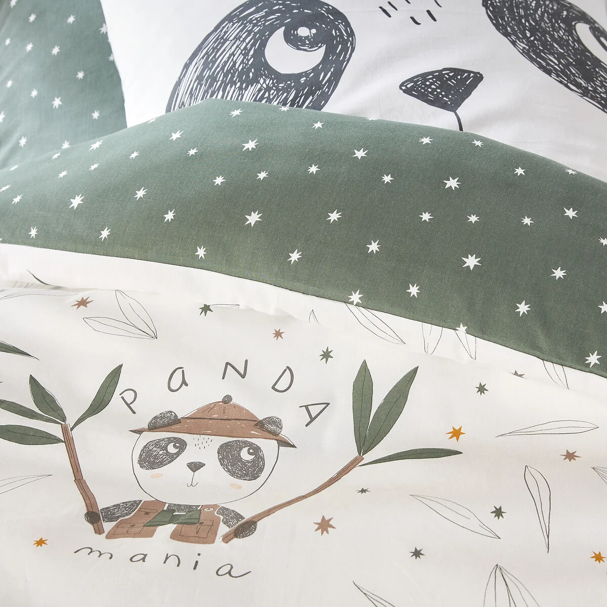Panda Mania Animal Cotton Duvet Cover – image 2