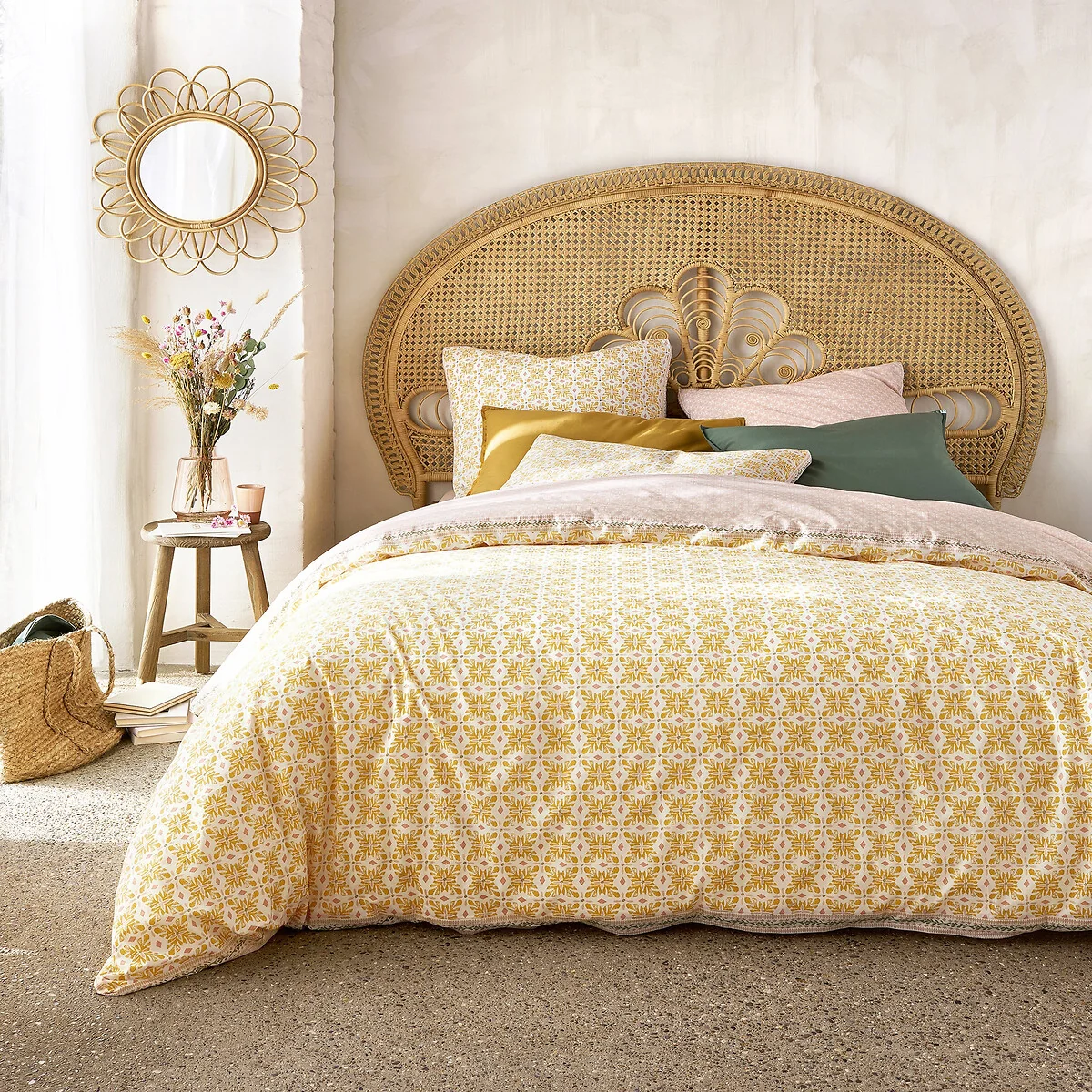 Gardenia Printed Duvet Cover – image 1