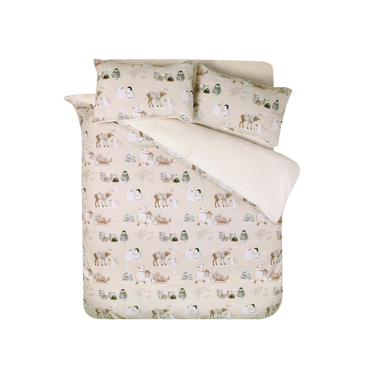 Winter Friends Sherpa Duvet Cover Set – image 2