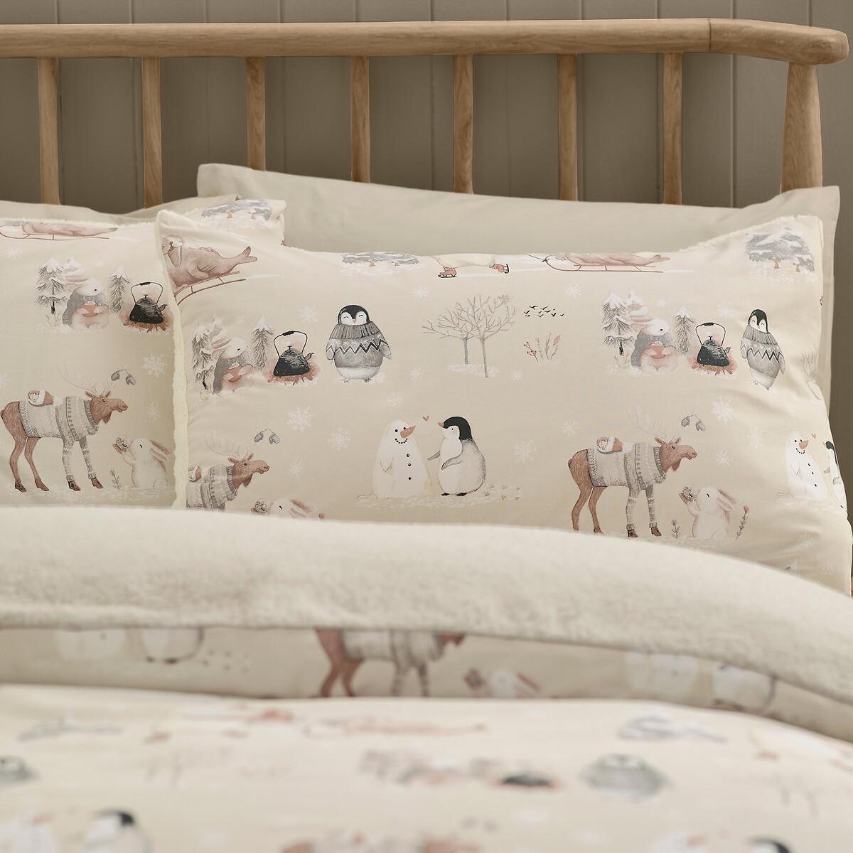 Winter Friends Sherpa Duvet Cover Set – image 3