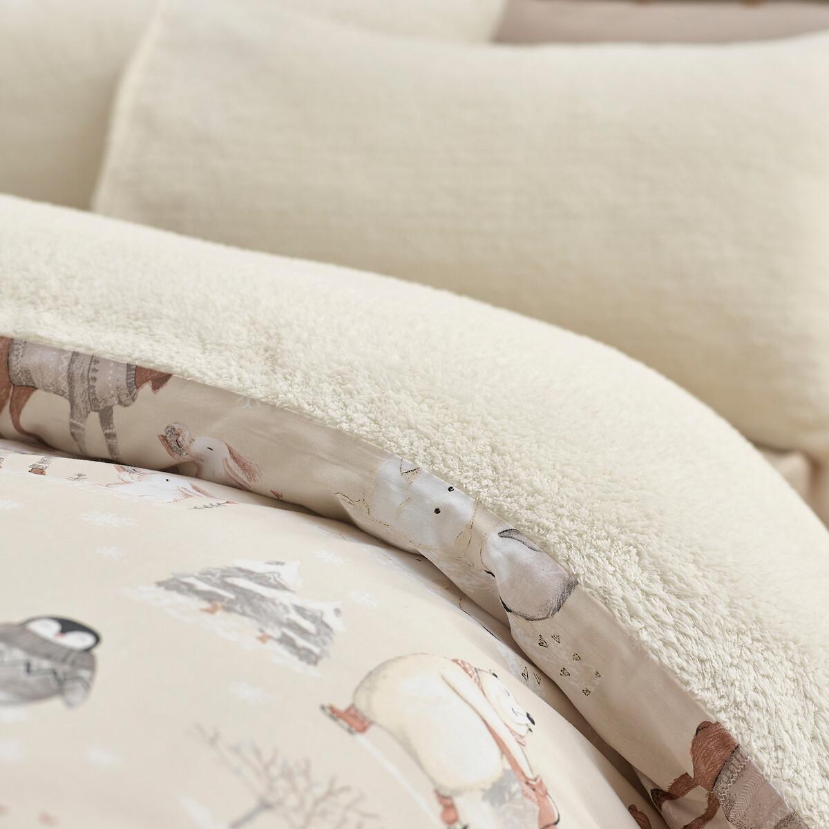 Winter Friends Sherpa Duvet Cover Set – image 4