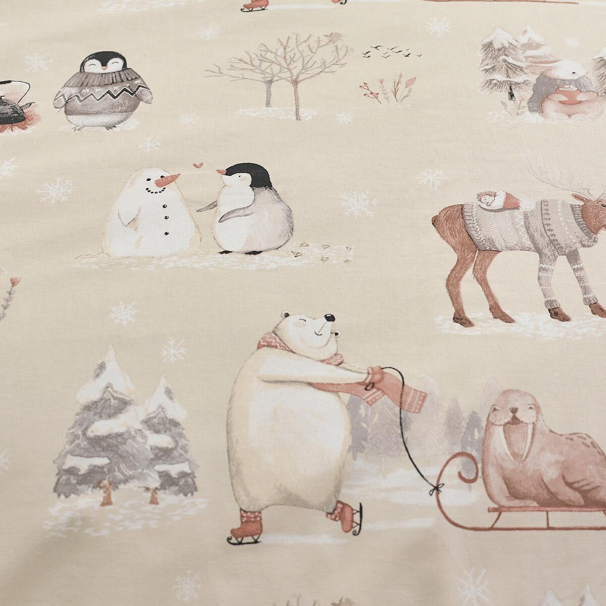 Winter Friends Sherpa Duvet Cover Set – image 5