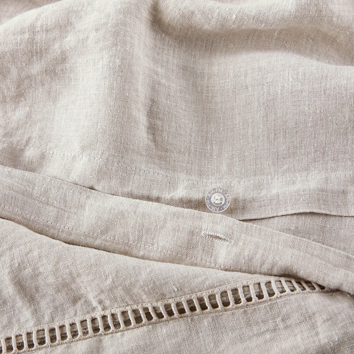 Scala 100% Washed Linen 200 Thread Count Duvet Cover – image 3