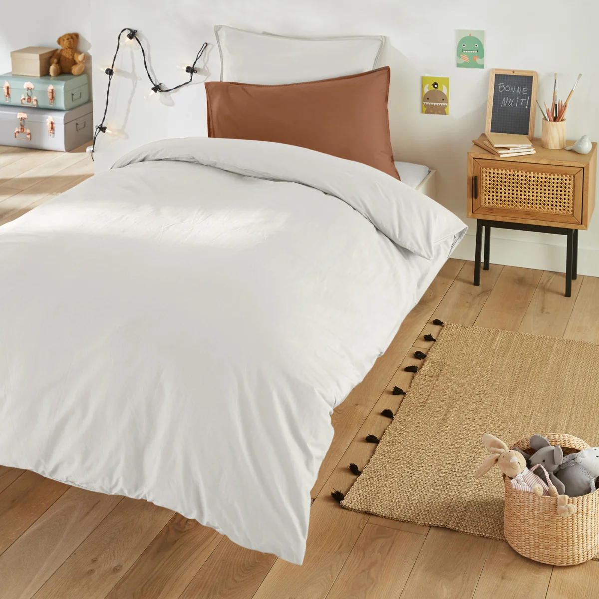Scenario 100% Washed Cotton Duvet Cover – image 2