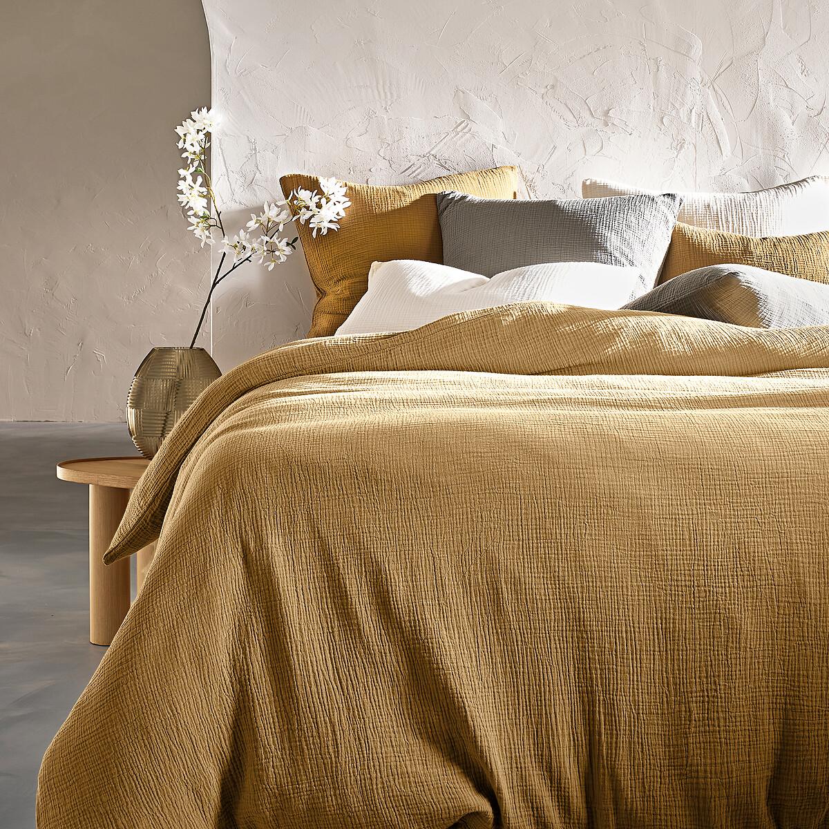 Yafa 100% Organic Cotton Muslin 200 Thread Count Duvet Cover – image 13