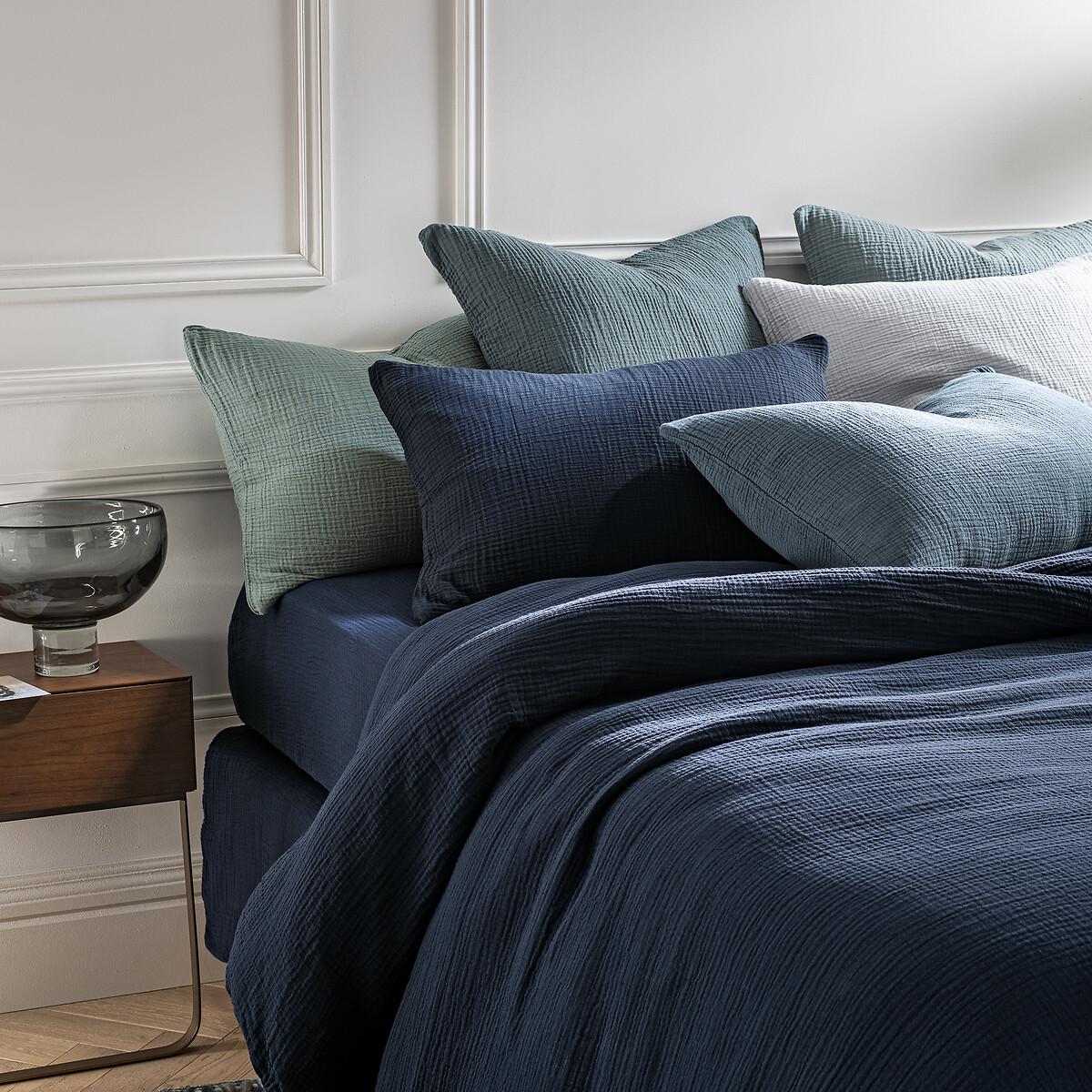 Yafa 100% Organic Cotton Muslin 200 Thread Count Duvet Cover – image 6