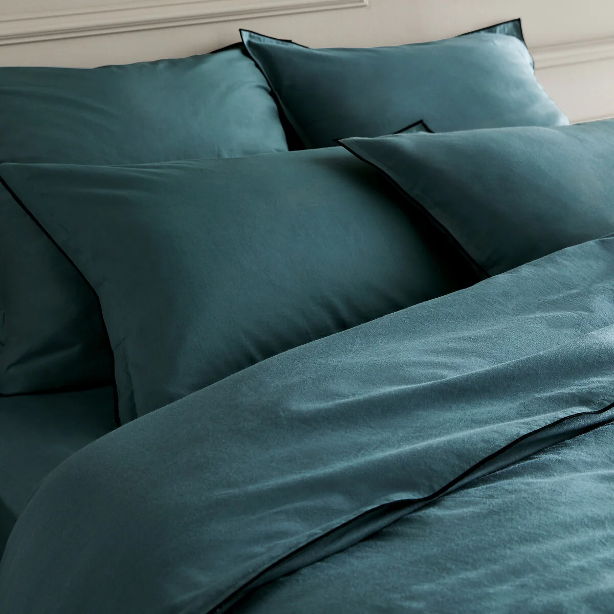 Washed Cotton Voile 400 Thread Count Duvet Cover – image 3
