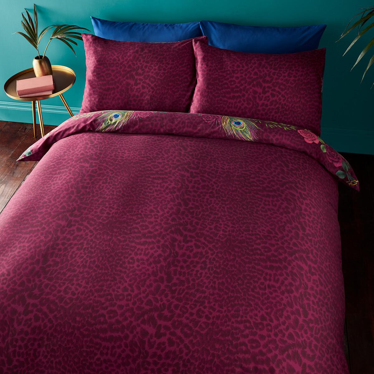 Xanadu Peacock 200 Thread Count Cotton Sateen Duvet Cover Set – image 2