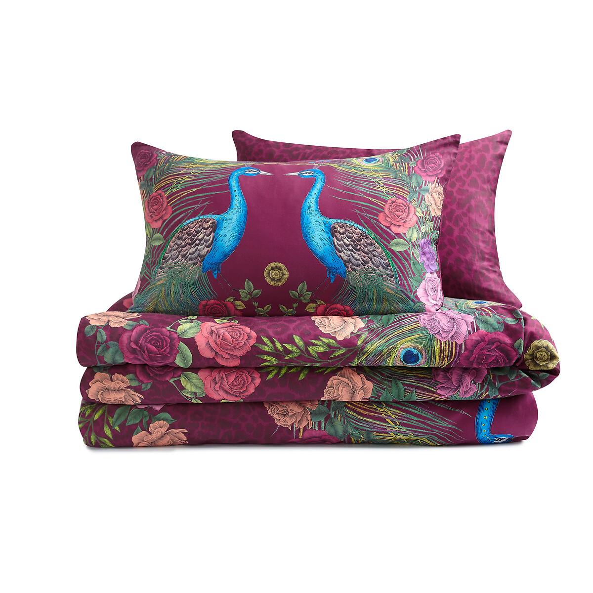 Xanadu Peacock 200 Thread Count Cotton Sateen Duvet Cover Set – image 3