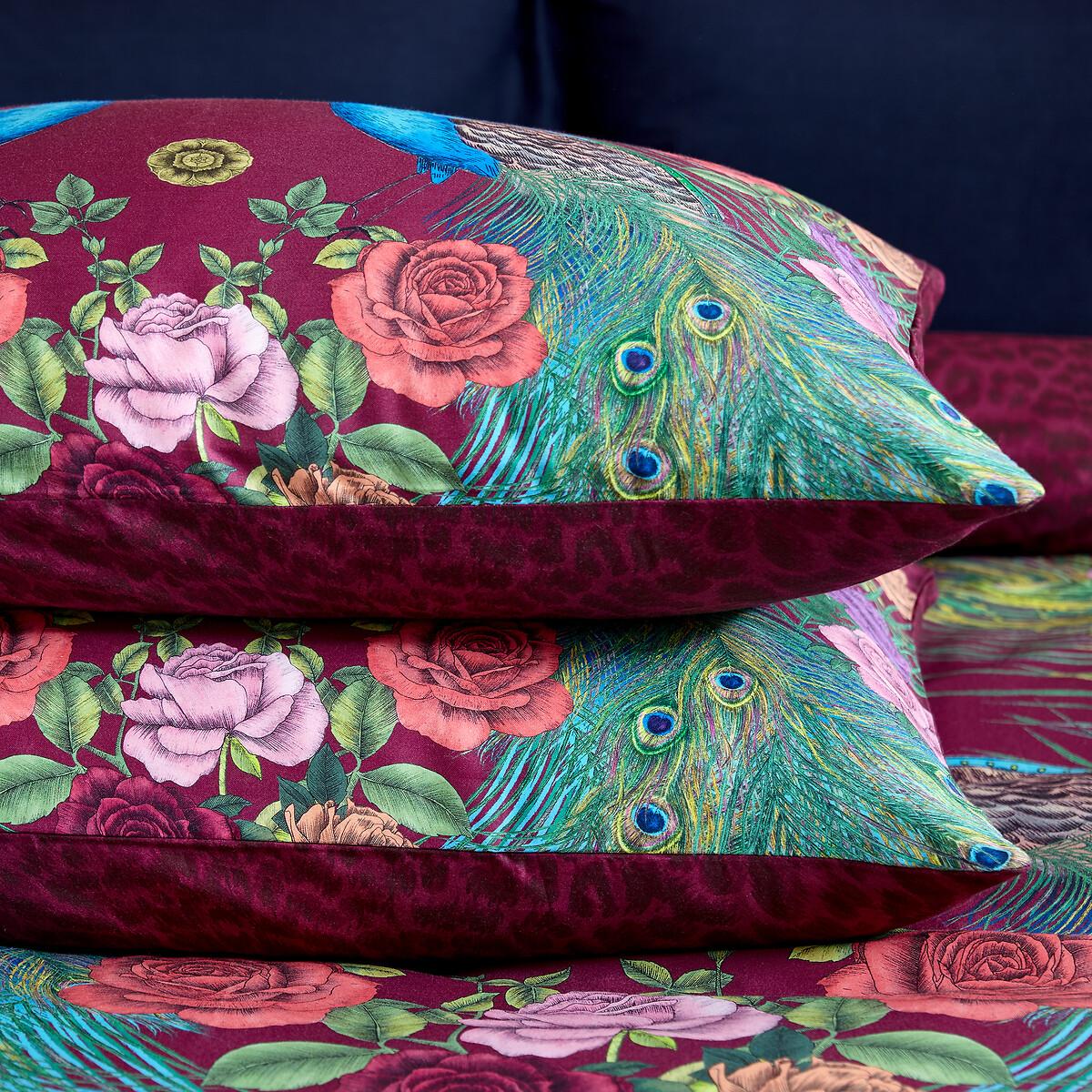 Xanadu Peacock 200 Thread Count Cotton Sateen Duvet Cover Set – image 4