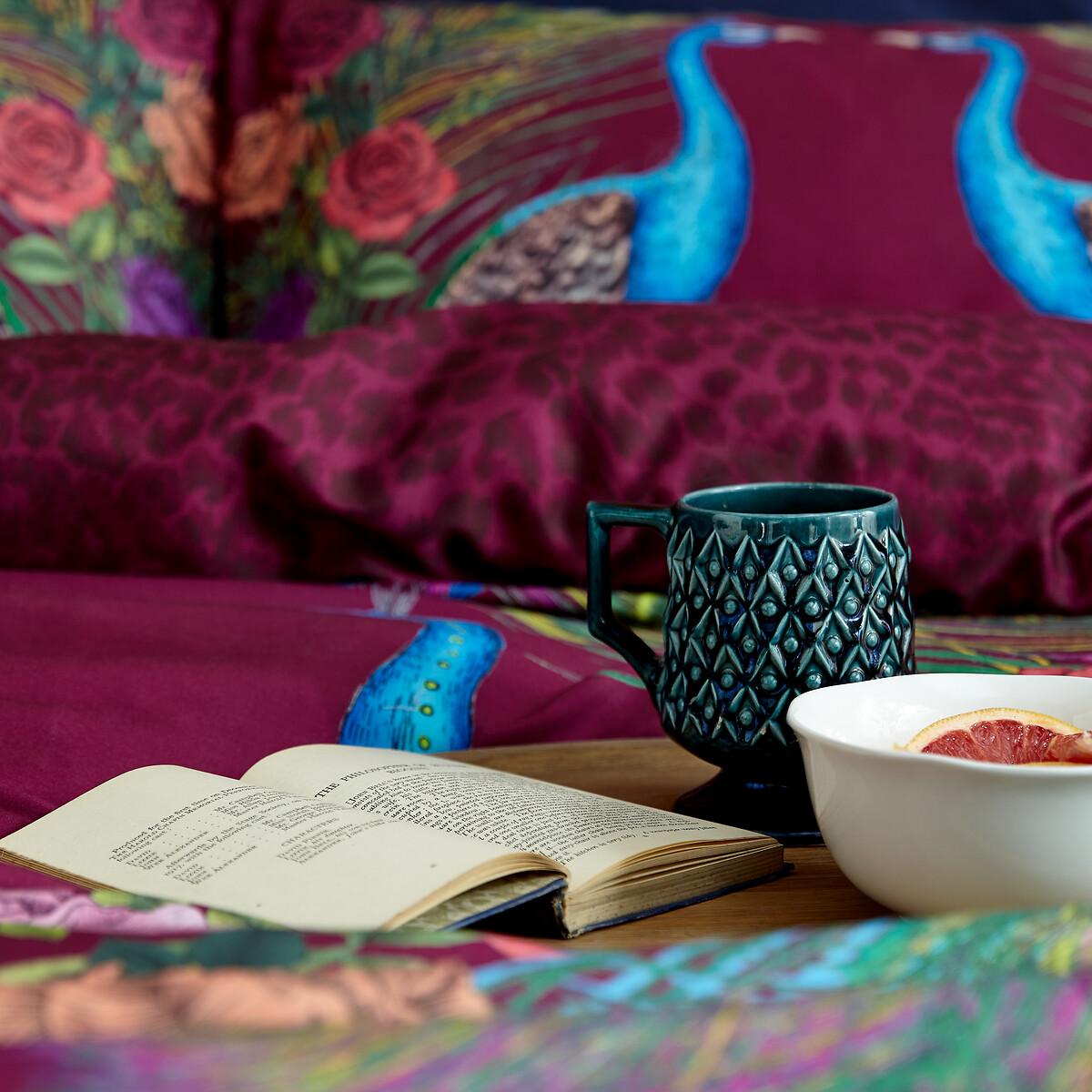 Xanadu Peacock 200 Thread Count Cotton Sateen Duvet Cover Set – image 6