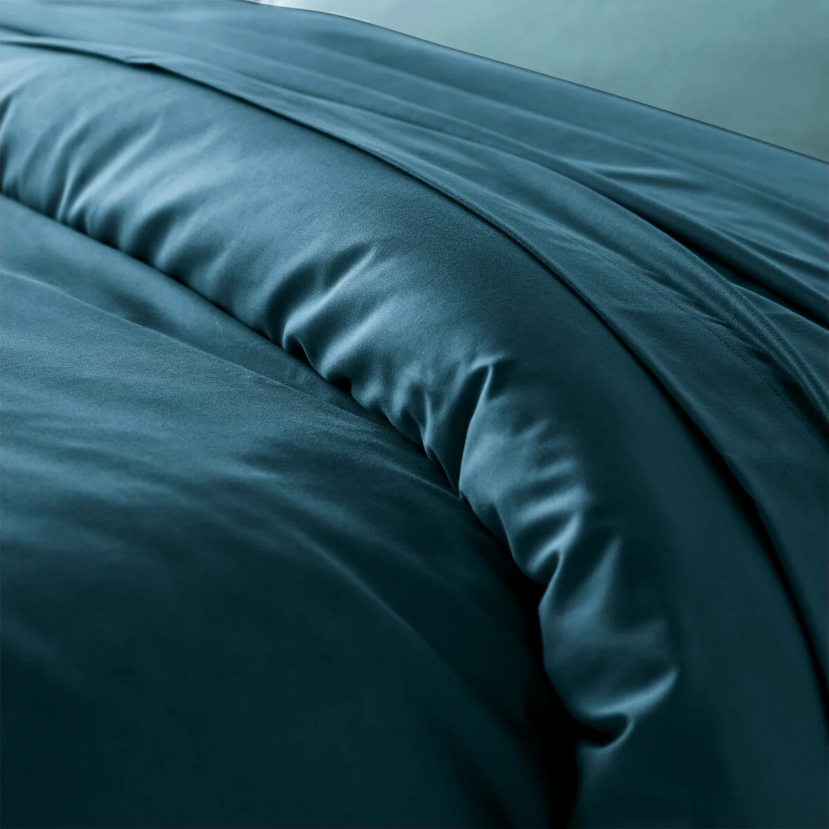 Scénario Plain 100% Cotton Zipped Duvet Cover – image 4