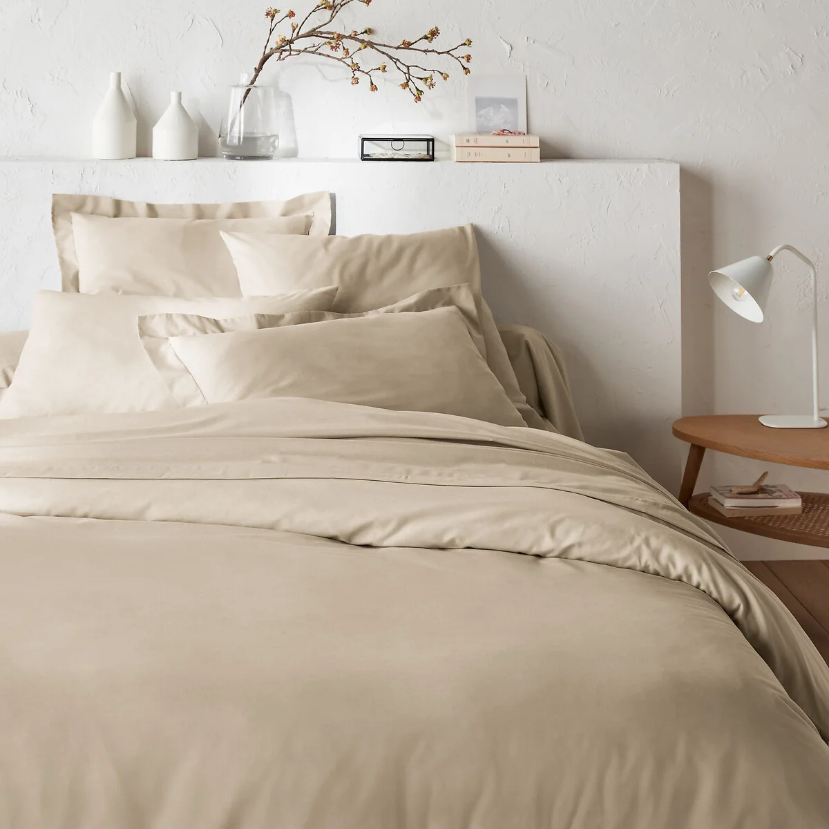 Scenario Plain Polycotton Duvet Cover – image 1