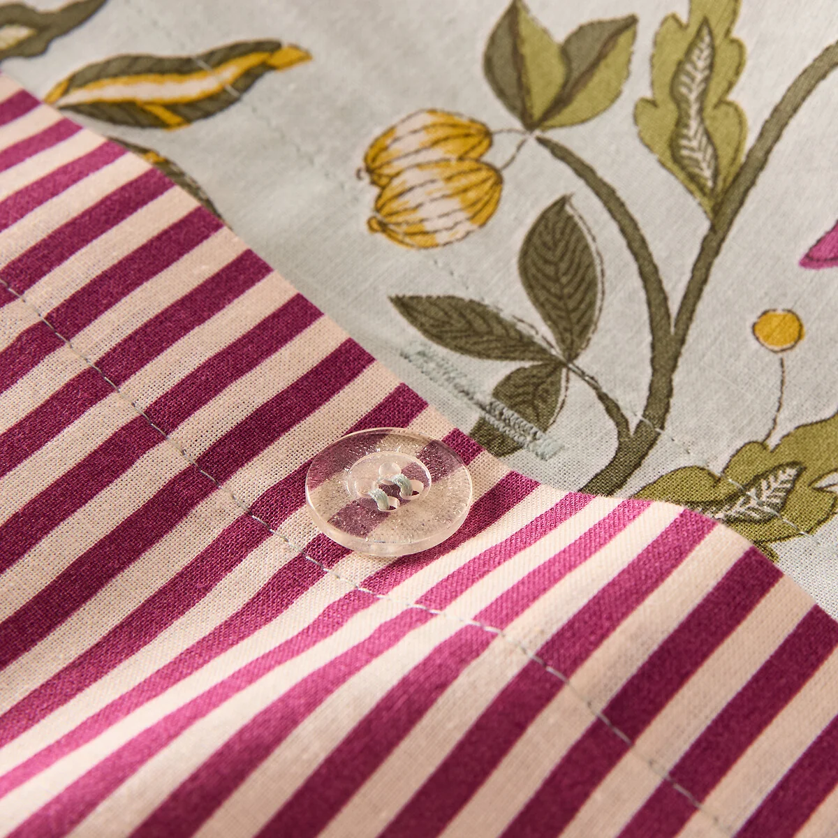 Harney Floral Print Washed Cotton Duvet Cover – image 5