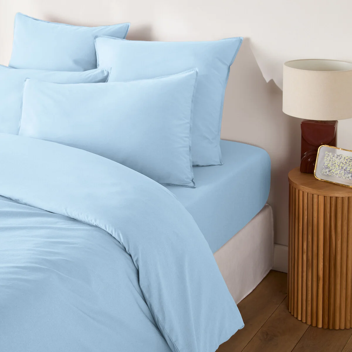 Scenario Plain 100% Washed Cotton Duvet Cover – image 2