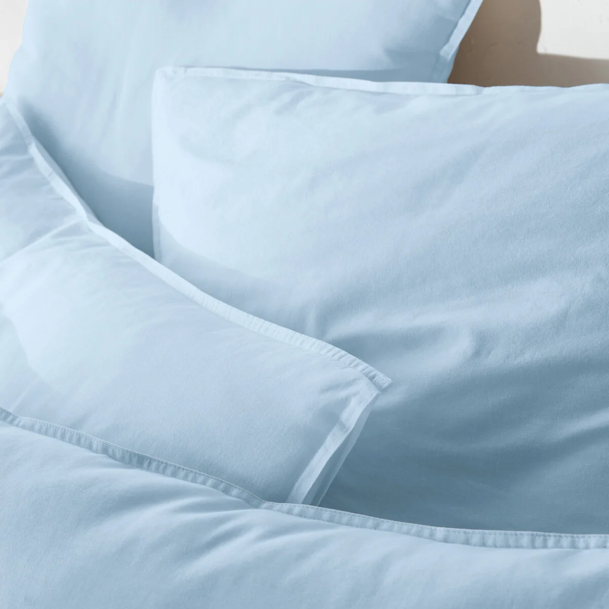 Scenario Plain 100% Washed Cotton Duvet Cover – image 4
