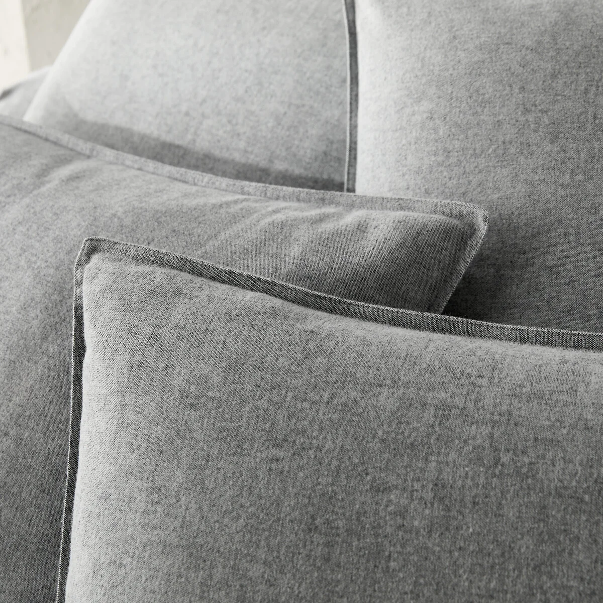 Clara Chambray Cotton Flannel Duvet Cover – image 3
