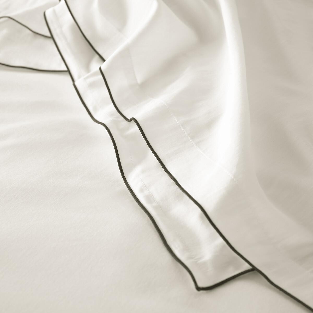 Victor Checkerboard 100% Washed Cotton Satin 300 Thread Count Duvet Cover – image 4