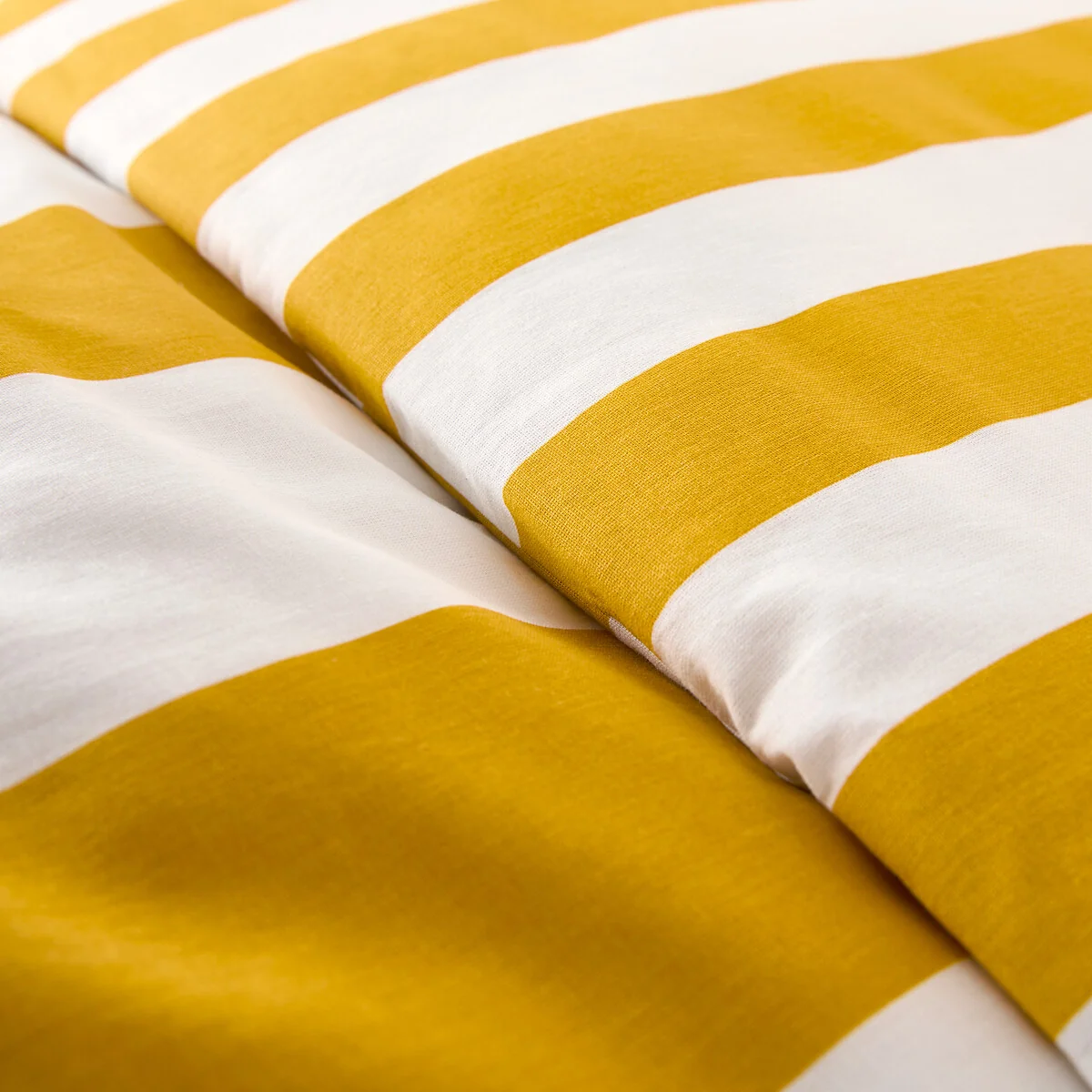 Hendaye Striped 100% Cotton Reversible Duvet Cover – image 3