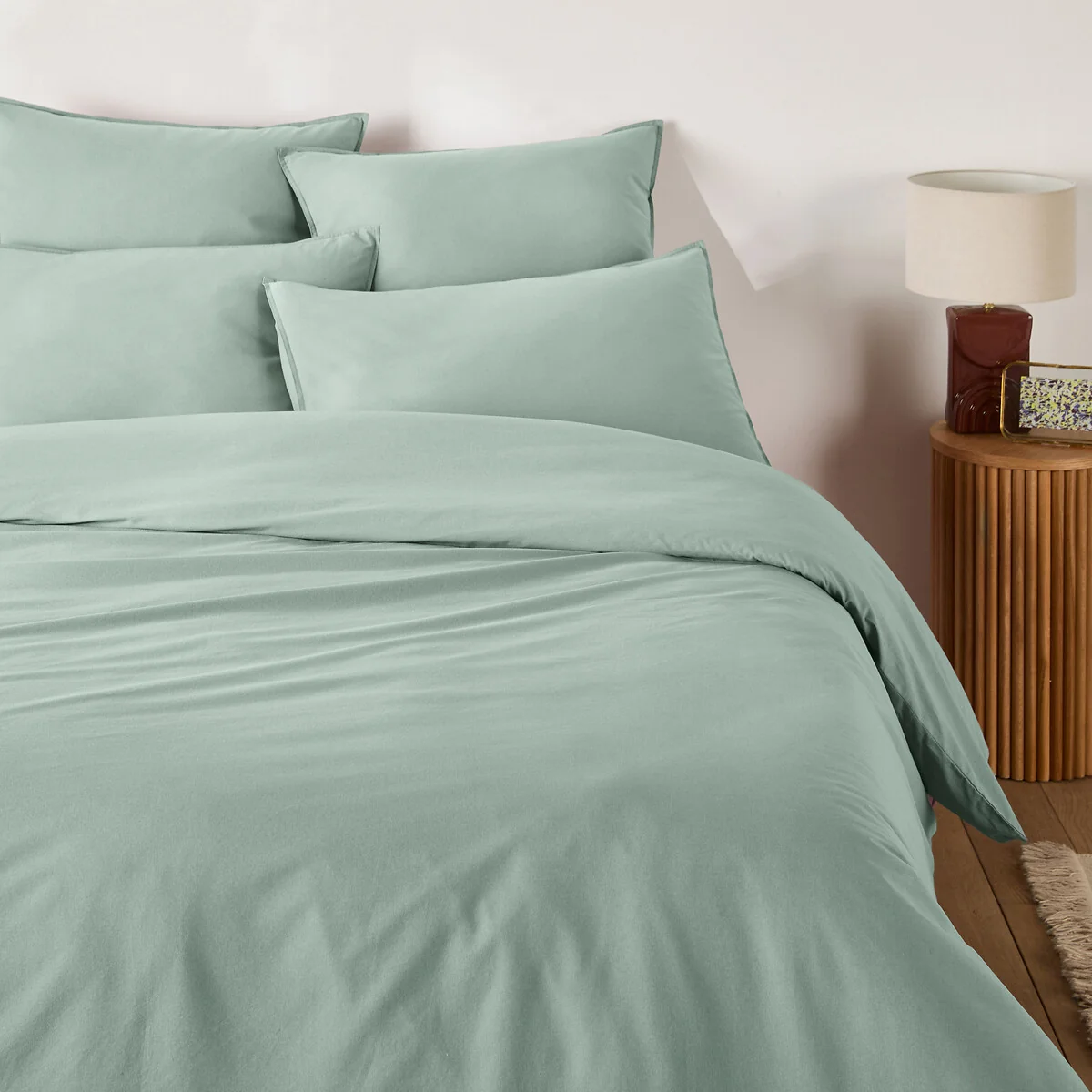 Scenario Plain 100% Washed Cotton Duvet Cover – image 3