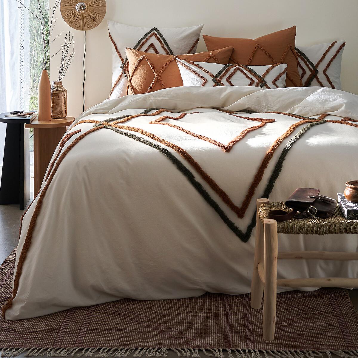 Cotama Havana Tufted 100% Cotton Duvet Cover – image 1